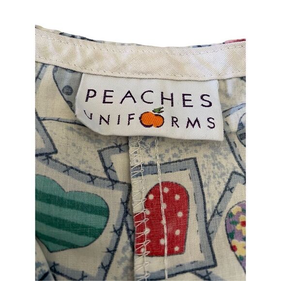 Set of 2 Scrub Tops Scrub HQ Peaches Uniforms Workwear Career Healthcare Work Me - Picture 5 of 12